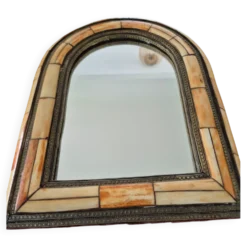 Miroir oriental ancien laiton – forme arche