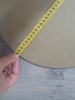Miroir oval biseauté 60 42 vintage