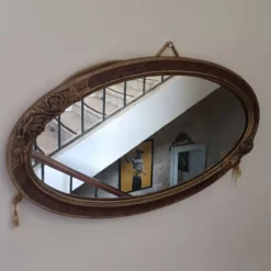 Miroir ovale Art Déco