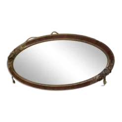 Miroir ovale Art Déco