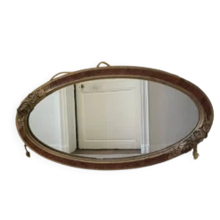 Miroir ovale Art Déco