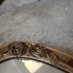 Miroir ovale Art Déco