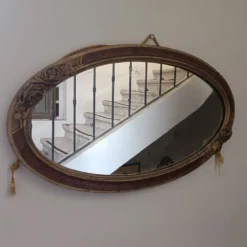 Miroir ovale Art Déco