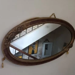 Miroir ovale Art Déco