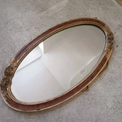 Miroir ovale Art Déco
