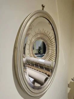 Miroir ovale biseauté