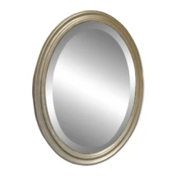 Miroir ovale biseauté