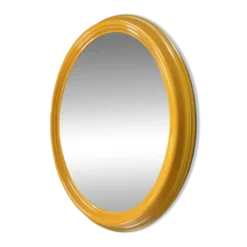 Miroir ovale vintage années 70