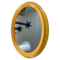 Miroir ovale vintage années 70