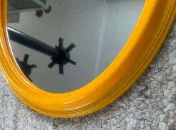 Miroir ovale vintage années 70