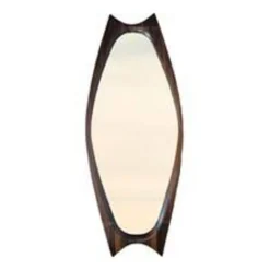 Miroir palissandre Sandholdt pour Jansen, danois, années 60