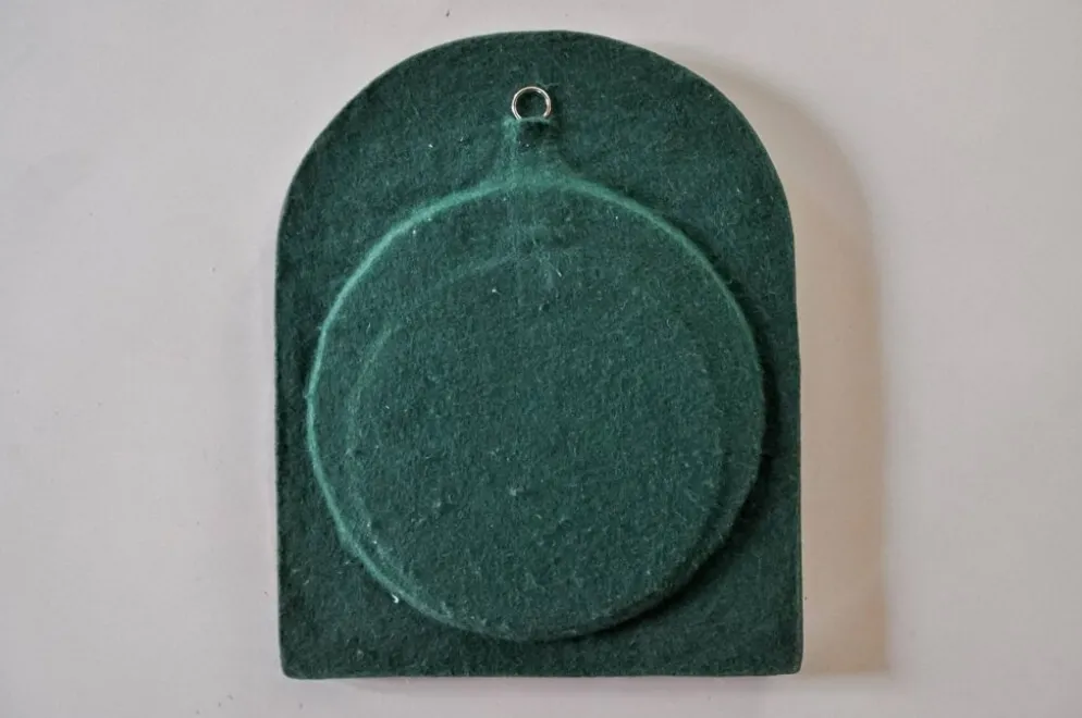 Miroir Paradisiers par Mithé Espelt, céramique, France, 1970