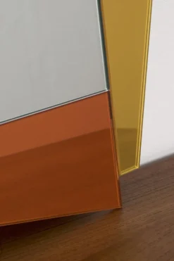 Miroir par Ettore Sottsass pour Glas Italia