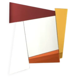 Miroir par Ettore Sottsass pour Glas Italia