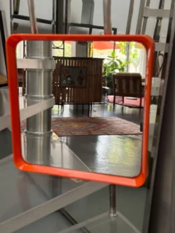 Miroir plastique moulé orange