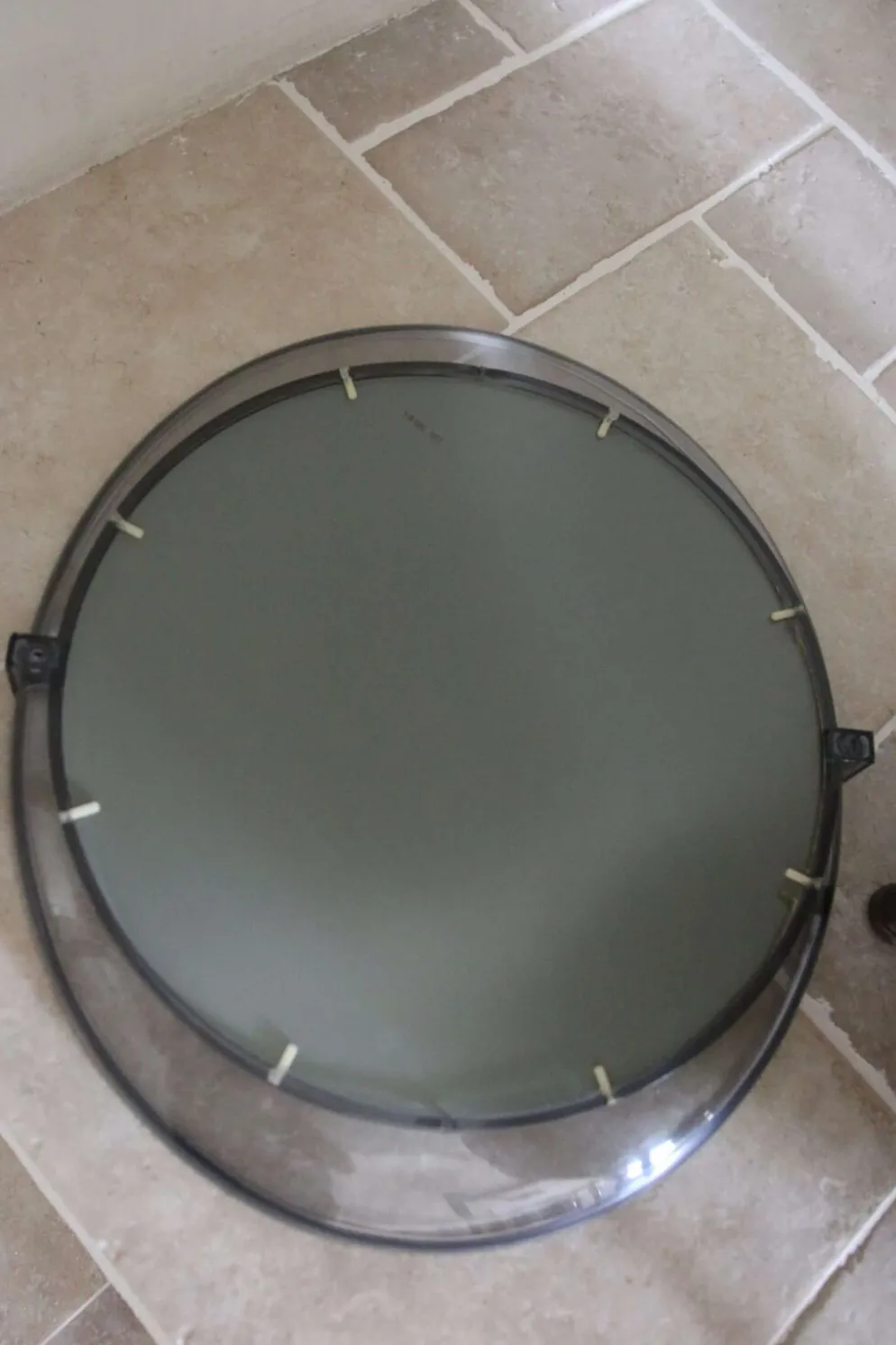 Miroir plexiglas fumé 1977
