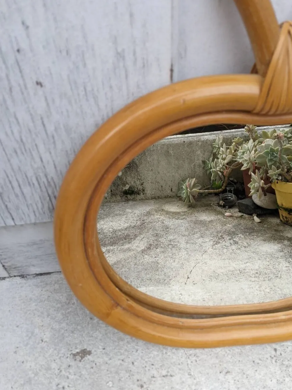 Miroir pomme vintage décoration campagne bohème enfants