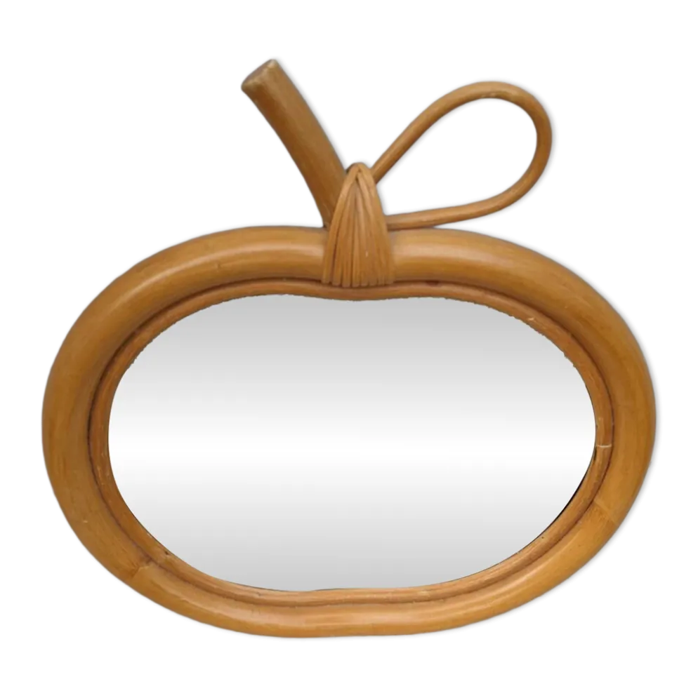 Miroir pomme vintage décoration campagne bohème enfants
