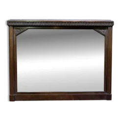 Miroir époque Art Déco en noyer