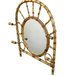 Miroir Portemanteau en Roitn des années 60 France