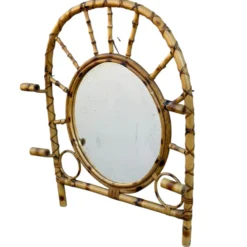 Miroir Portemanteau en Roitn des années 60 France