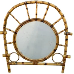 Miroir Portemanteau en Roitn des années 60 France