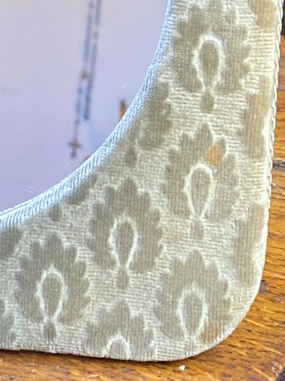 Miroir à poser en velours