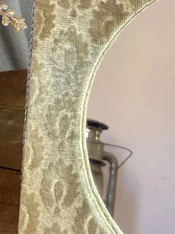 Miroir à poser en velours
