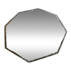 Miroir à poser hexagonal rebord biseauté