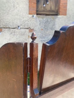 Miroir psyché triptyque en acajou