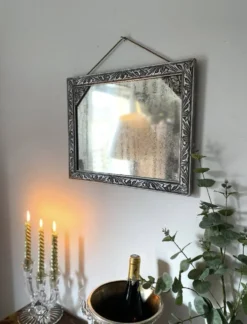 Miroir rectangulaire biseauté 1950