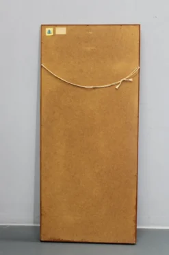 Miroir rectangulaire danois en teck des années 1960 par J. Holmer-Hansen