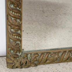 Miroir rectangulaire en cuivre style Arts & Crafts