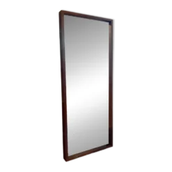 Miroir rectangulaire en teck, années 1960
