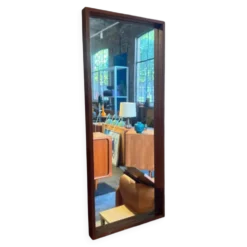 Miroir rectangulaire en teck, années 1960
