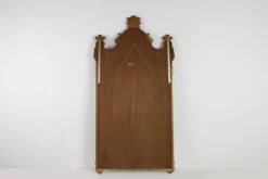 Miroir rococo-vénitien belge du XXe siècle en bois doré