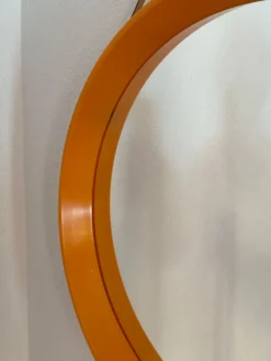 Miroir rond danois, en plastique, années 70