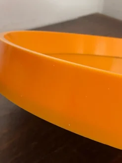 Miroir rond danois, en plastique, années 70