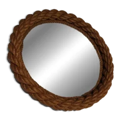 Miroir rond en corde d'Audoux Minet