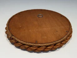 Miroir rond en corde d'Audoux Minet