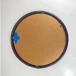 Miroir rond en rotin, 1970