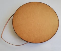 Miroir rond en teck Uno et Osten Kristiansson Luxus Vittsjö, Scandinave
