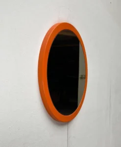 Miroir rond Space Age mid-century, années 1960