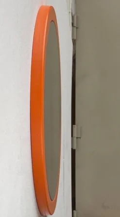 Miroir rond Space Age mid-century, années 1960
