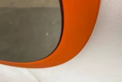 Miroir rond Space Age mid-century, années 1960