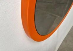 Miroir rond Space Age mid-century, années 1960