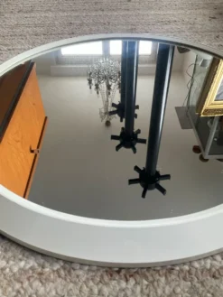 Miroir rond vintage des années 70