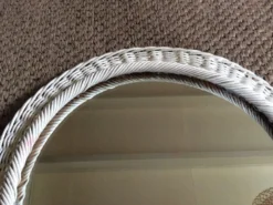 Miroir rotin