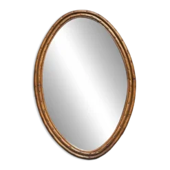Miroir rotin vintage