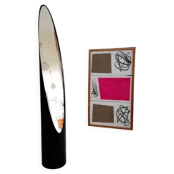 Miroir rouge à lèvres par Rodolfo Bonetto, Italie années 1960 Unghia